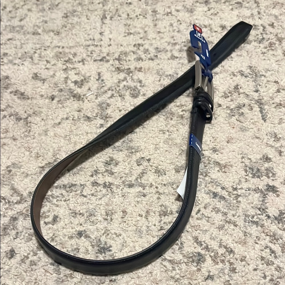 George Black Leather Belt